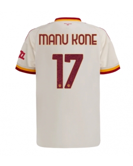 Billige Fotballdrakt AS Roma Manu Kone #17 Replika Bortedrakt 2026-27 Kortermet Billige Fotballdrakt AS Roma Manu Kone #17 Replika Bortedrakt 2026-27 Kortermet
